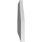 Ekena Millwork Octagonal Top Surface Mount PVC Gable Vent w/ 2"W x 1-1/2"P Brickmould Frame, 34"W x 18"H GVPOT34X1802SN - alternate 2